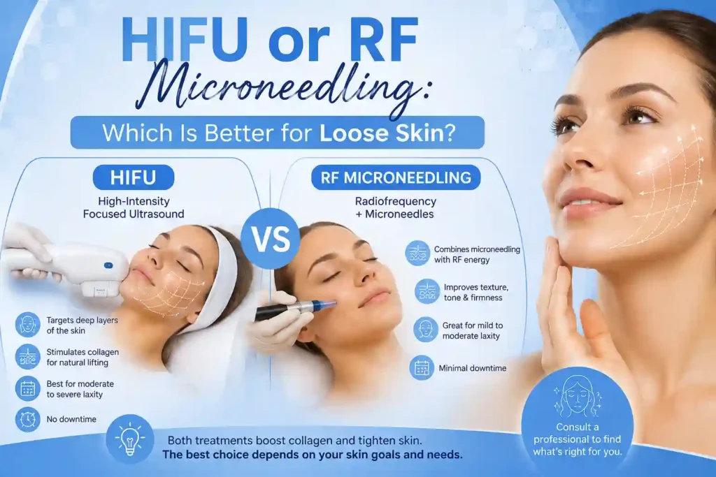 Lost the Weight but Not the Loose Skin? What You Should Know 2 HIFU or RF Microneedling: Which Is Better for Loose Skin Dunchurch?